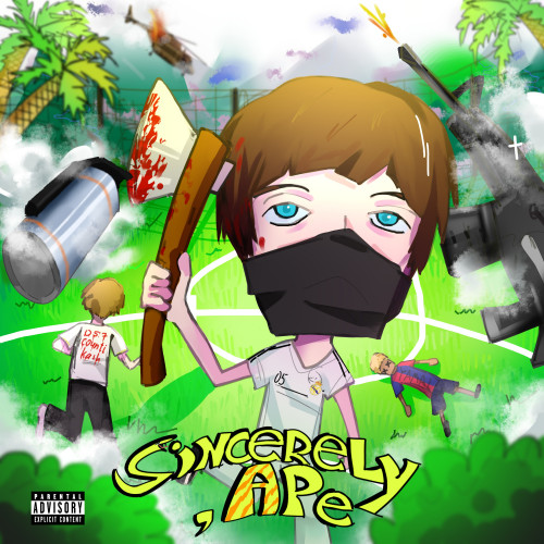 cover for track sincerely, ape of artist 1stepup