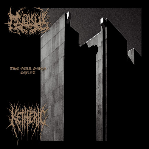 cover for track The Fell Omen - split of artist Ketheric, Myrkul