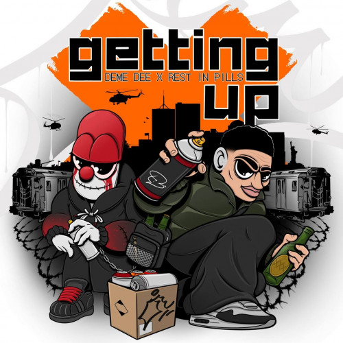 cover for track GETTING UP of artist DEMEE DEE,rest in pills 