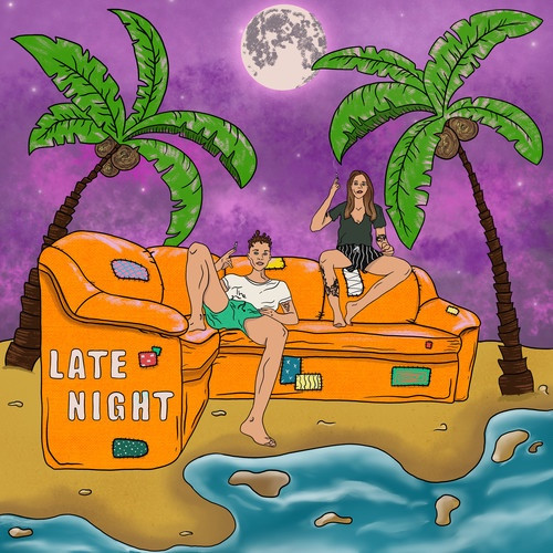 cover for track Late Night  of artist Den Baker ft. Barbie Sauce